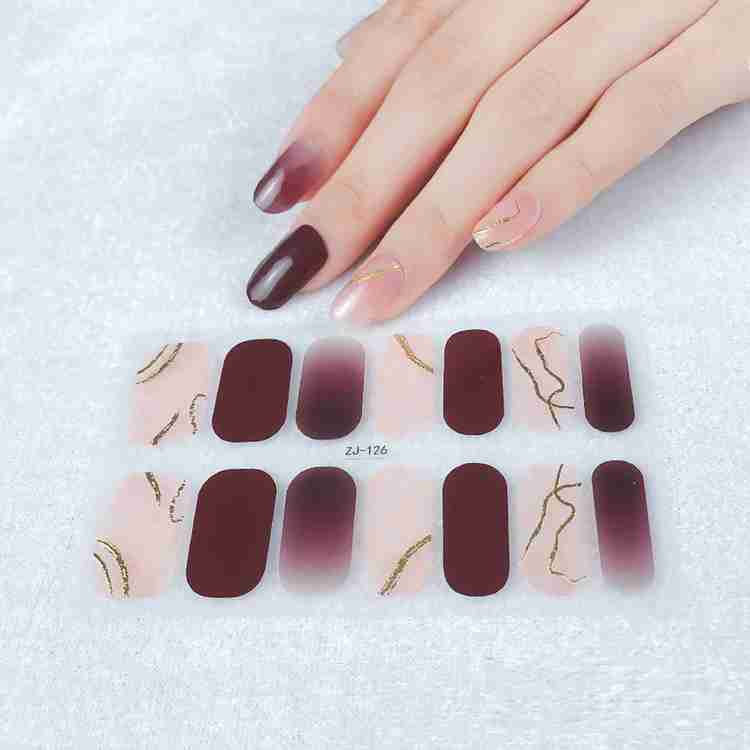 Gel nail store art stickers