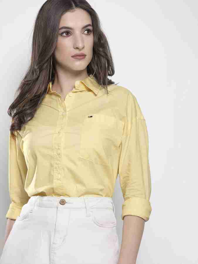 Women's Yellow Dress Shirts by Tommy Hilfiger