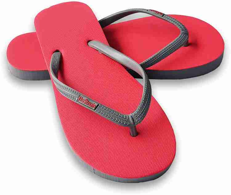 NoStrain Women Women s Anti Skid Twin Color Natural Rubber Flip Flops Slippers
