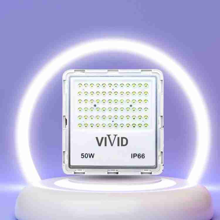 VIVID 50W Lens Model IP66 Waterproof Led Flood Light Outdoor Lamp With 1 year warranty Flood Light Outdoor Lamp Price in India Buy VIVID 50W Lens Model IP66 Waterproof Led Flood
