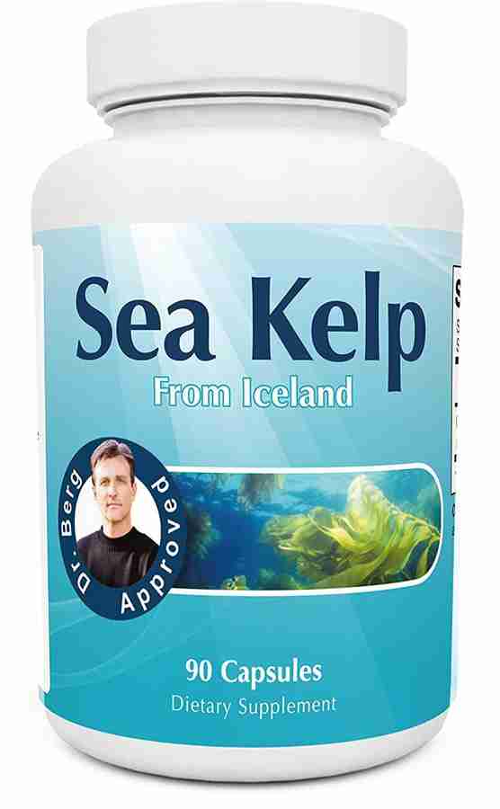 Dr. Berg s Nutritionals Organic Sea Kelp Supplement 90 Capsules