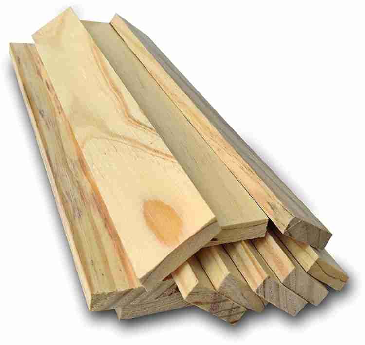 misppro 10 Pieces Blank Natural Pine Wood Rectangle Boards Panels Wooden  Pieces for Art Crafts - 30cm