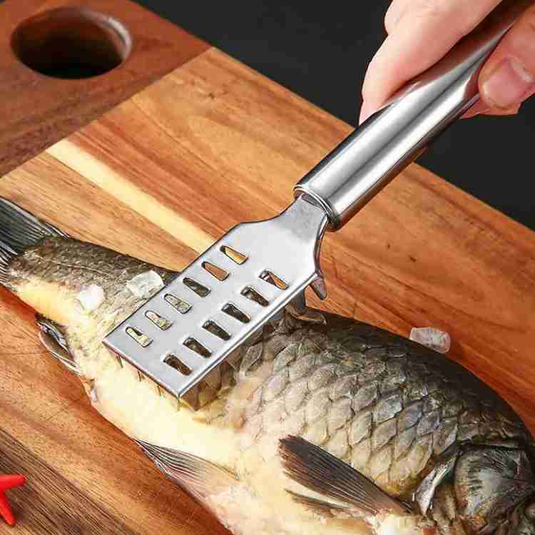 Buy Fish Scale Scrapper & Cutting Combo + Free Fillet Knife (SSFK) Online  at Best Price in India on