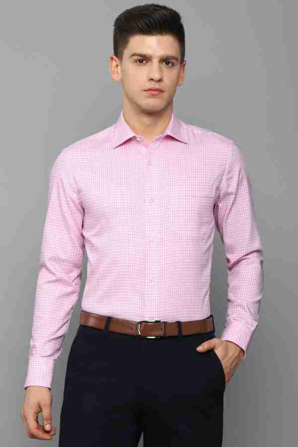 Louis philippe sales pink shirt