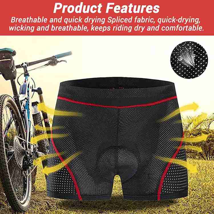 Cycling Shorts Men's 3D Padded Bicycle Bike Biking Underwear Shorts