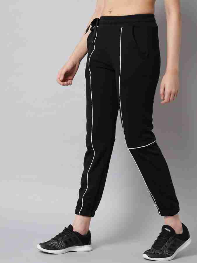 Buy Q-Rious Women Peach Solid Single Jogger Pants Online at Best