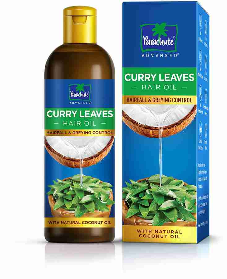 Parachute Advansed Curry Leaves Hair Oil for Hair Fall and Greying