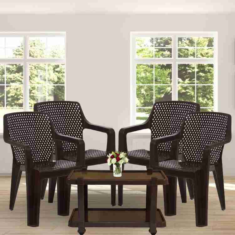 Plastic table chair price shop