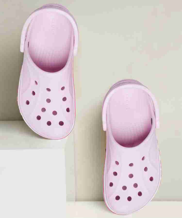 Pink deals mens crocs