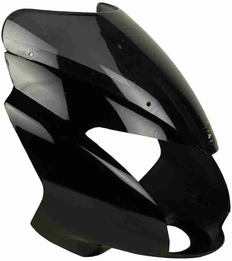RKE Pulsar 150 Headlight Visor Black Bike Headlight Visor Price