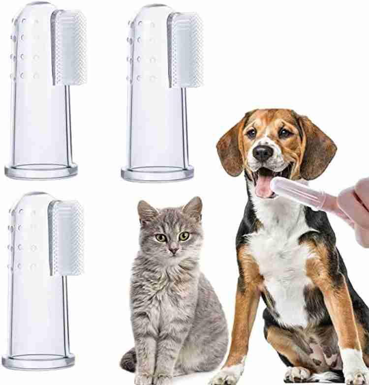 Cat sales finger toothbrush