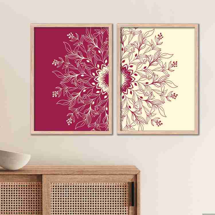 Mandala art sales frame for home