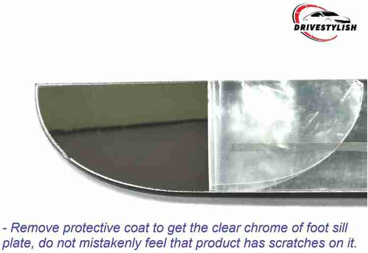 Kingsway Car Step Sill Plates for Hyundai Creta 2020 Onwards Model,  Stainless Steel Car Foot Step Protector Scuff Plates, Color : Silver, Set  of 4 Piece : : Car & Motorbike