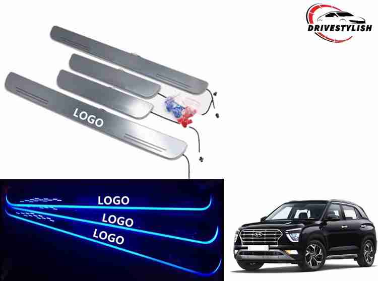 DriveStylish Car LED Step Scuff Plate Sill Plate For Hyundai Creta