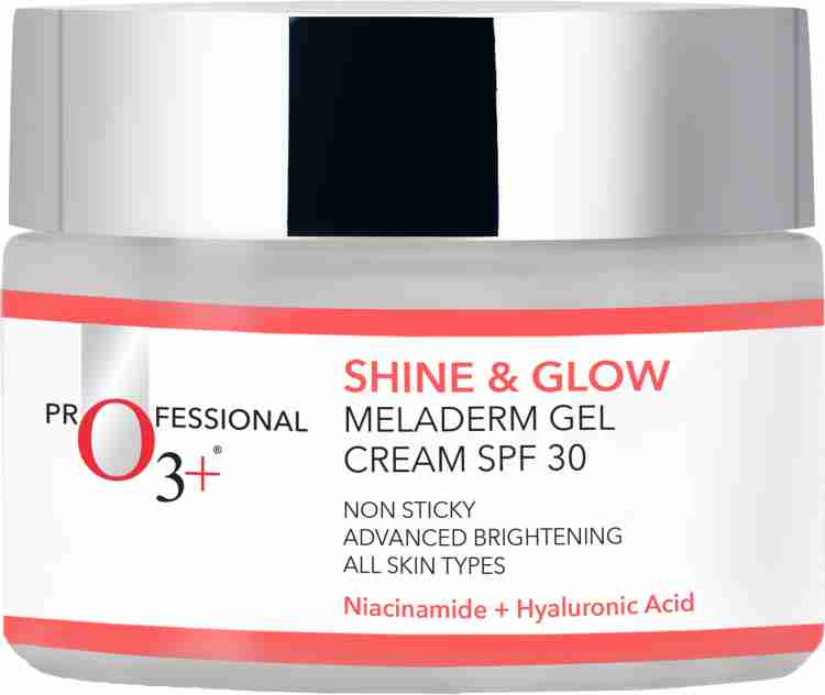 O3 Shine Glow Meladerm Gel Cream SPF 30 Non Sticky Brightening