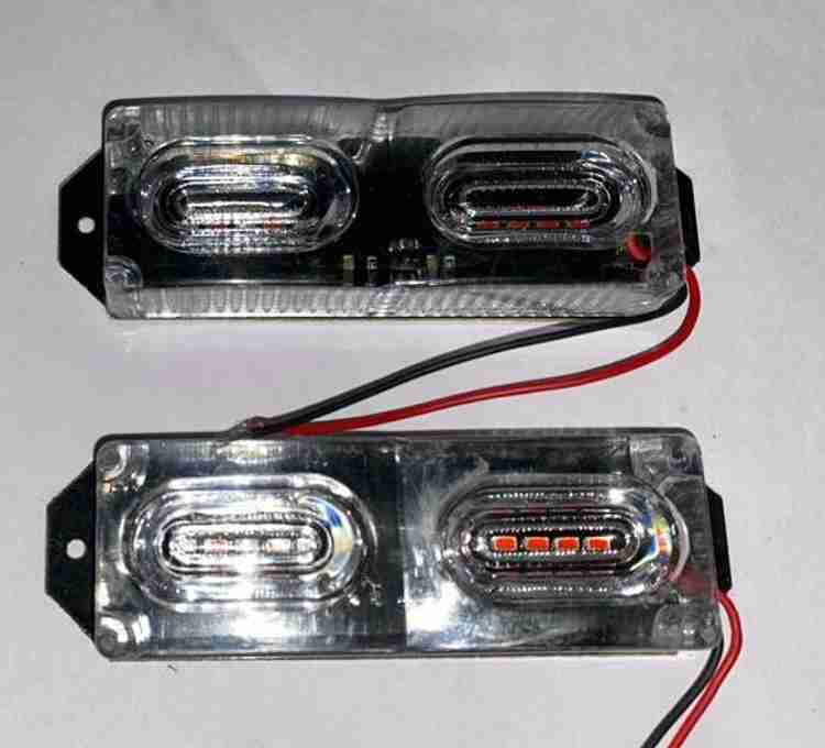 Motorcycle license plate clearance light