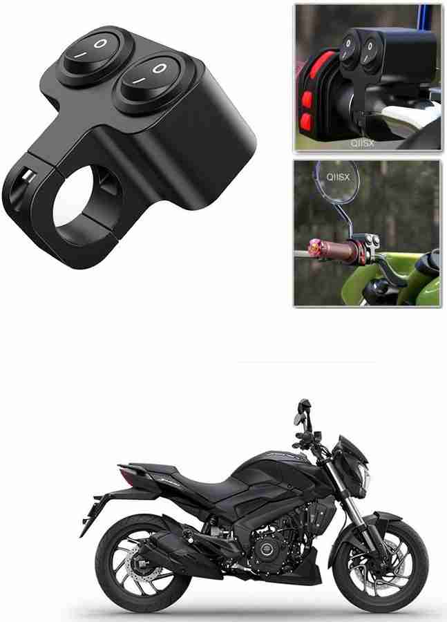 Qiisx CNC On Off Motorcycle Handlebar Fitting Dual Switch For Bajaj Dominar 400 Handle Bar Grip For Bajaj Universal For Bike Price in India Buy Qiisx CNC On Off Motorcycle Handlebar Fitting Dual