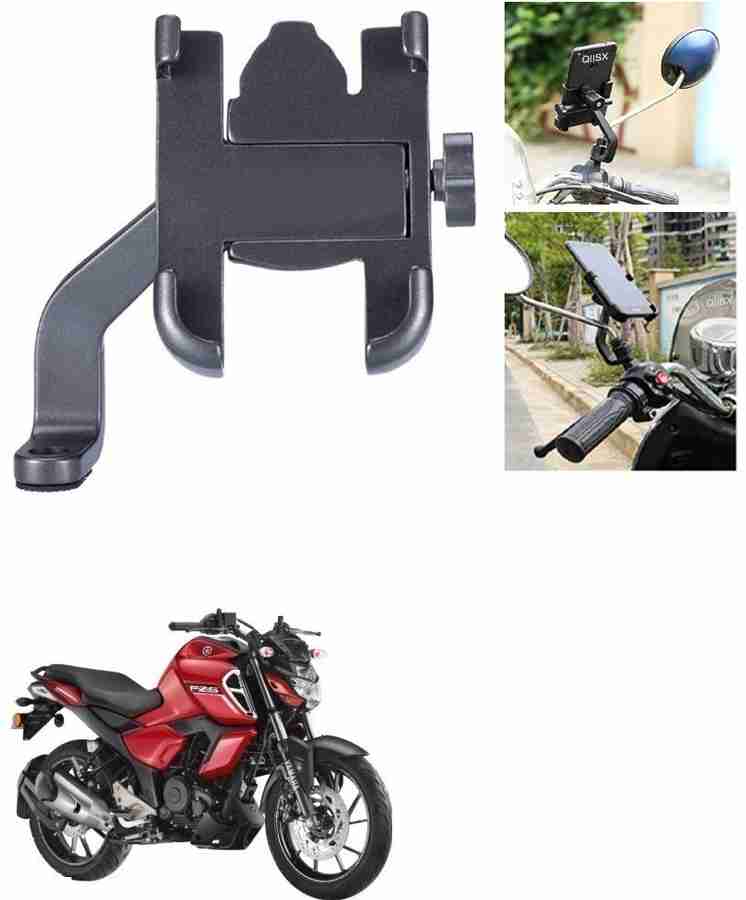 AutoGnix Mirror Fitting Metal Mobile Holder For Yamaha FZ S Bike
