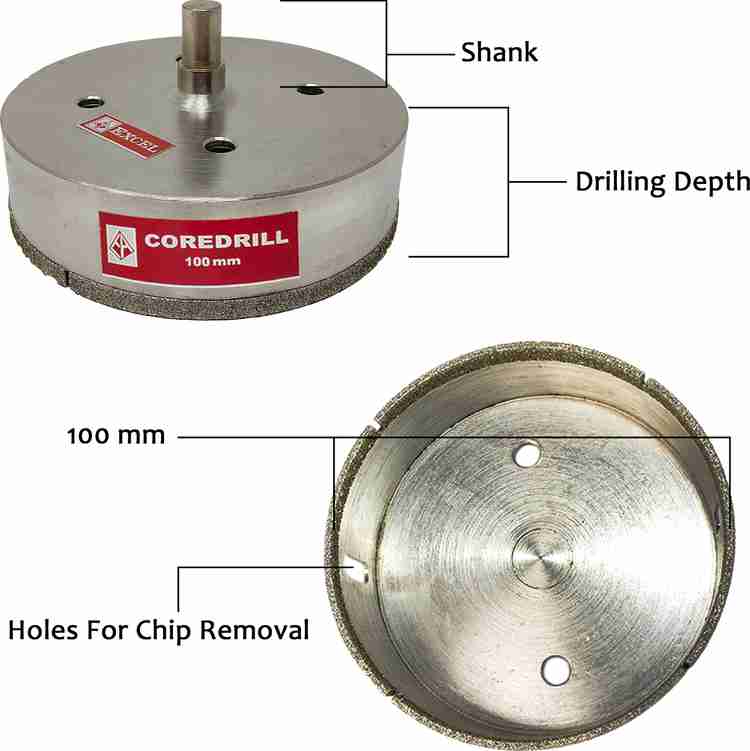 100 mm core shop drill