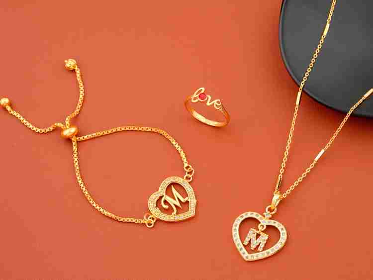 M name bracelet cheap