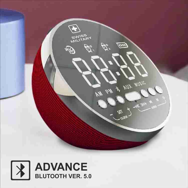 Buy SWISS MILITARY BL22 Bluetooth Speaker With Digital Alarm Clock
