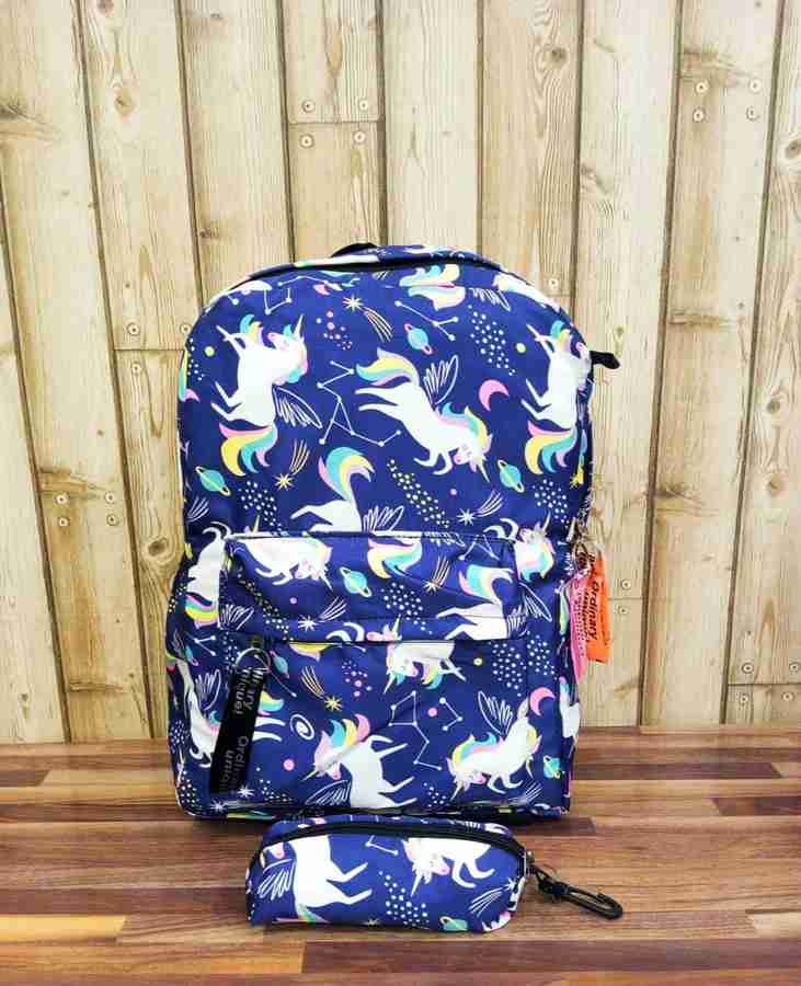 Blue unicorn backpack outlet