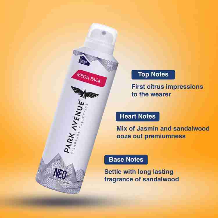 PARK AVENUE Neo Perfume For Men Fresh Long Lasting Fragrance Super