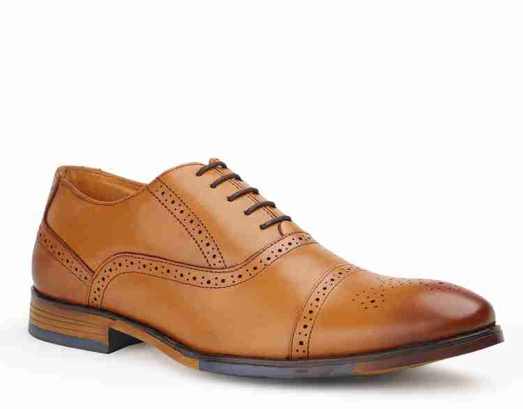 Mens tan clearance leather derby shoes