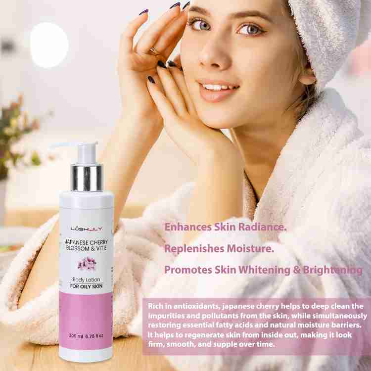 Oily body lotion store