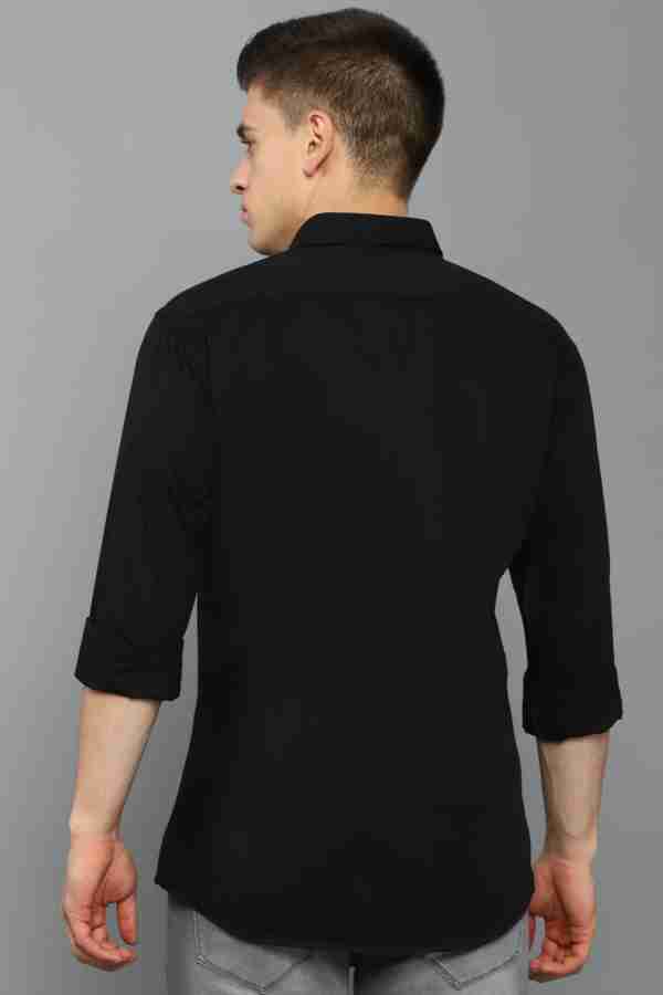 Louis philippe black store shirt