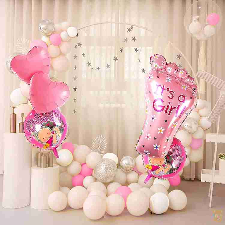 Newborn baby girl cheap welcome home decoration