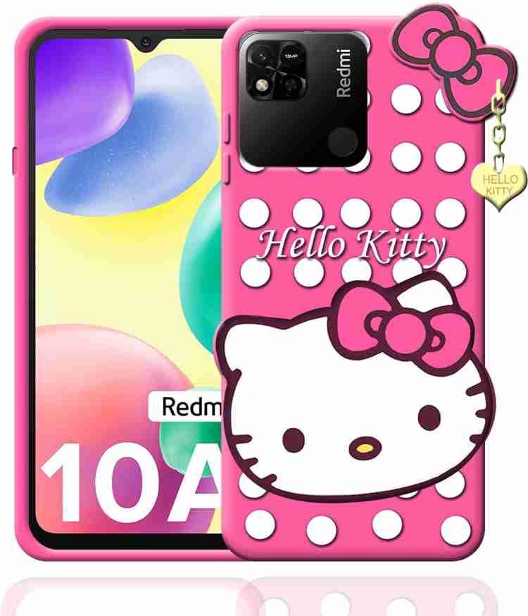 Rance Back Cover for Redmi 10A- Hello Kitty Case, 3D Cute Doll