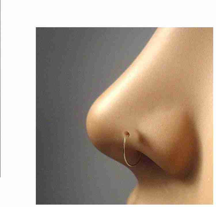 fashion accessories Silver Gold plated Plated Metal Nose Ring