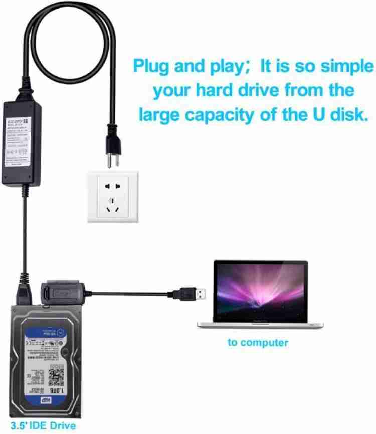 Câble USB 3.0 vers SATA/IDE de 2,5'/3,5' - Convertisseurs et