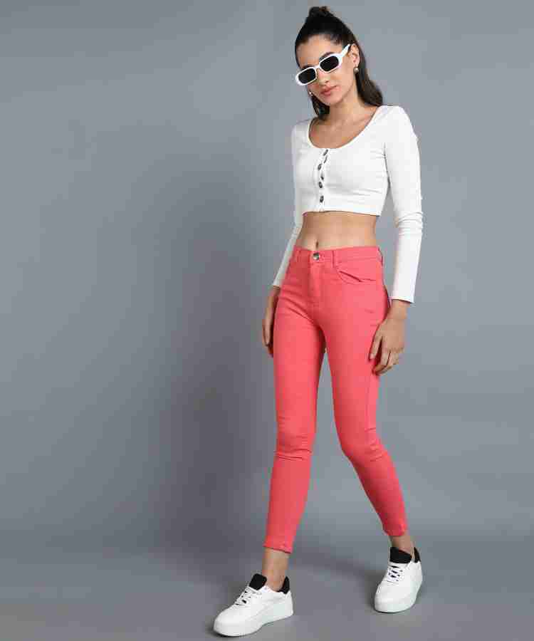 Nifty Slim Women Red Jeans - Buy Nifty Slim Women Red Jeans Online