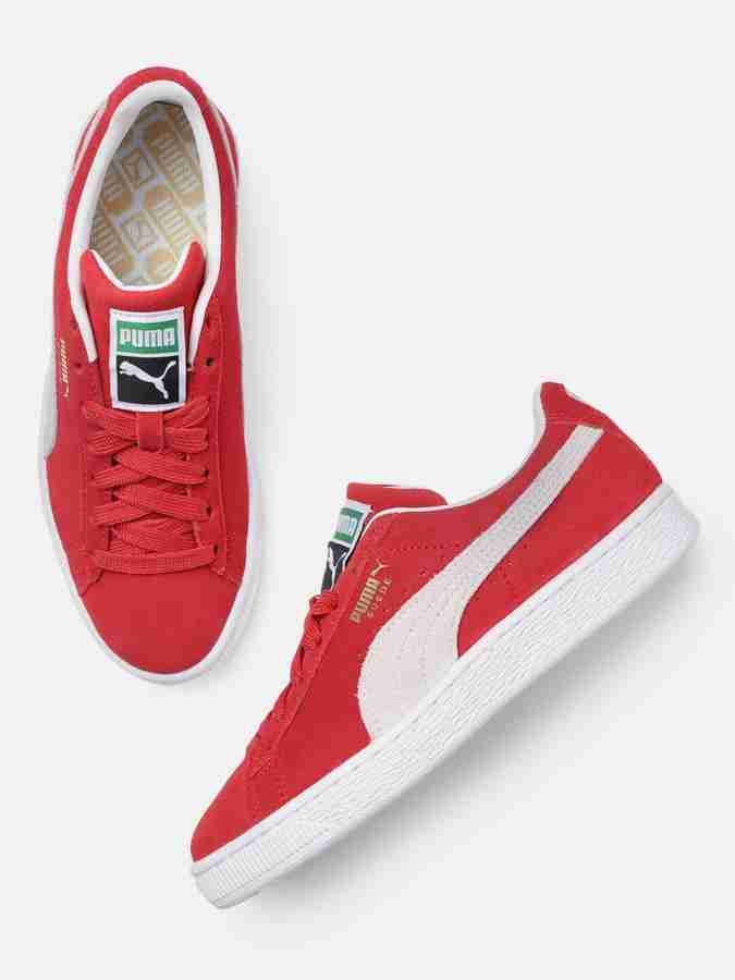 PUMA Puma Men Red Suede Classic XXI Sneakers Sneakers For Men