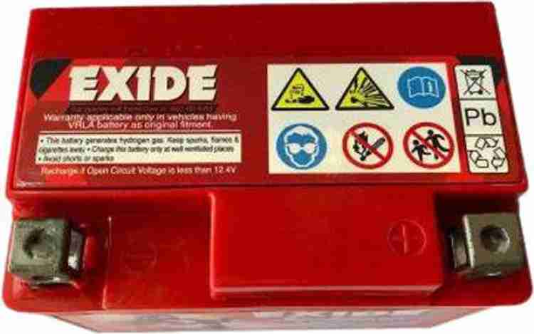 EXIDE Xplore XLTZ4 Honda Dream Yuga 4 Ah Battery for Bike Price in
