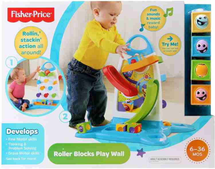 FISHER PRICE Roller Blocks Play Wall Price in India Buy FISHER PRICE Roller Blocks Play Wall online at Flipkart