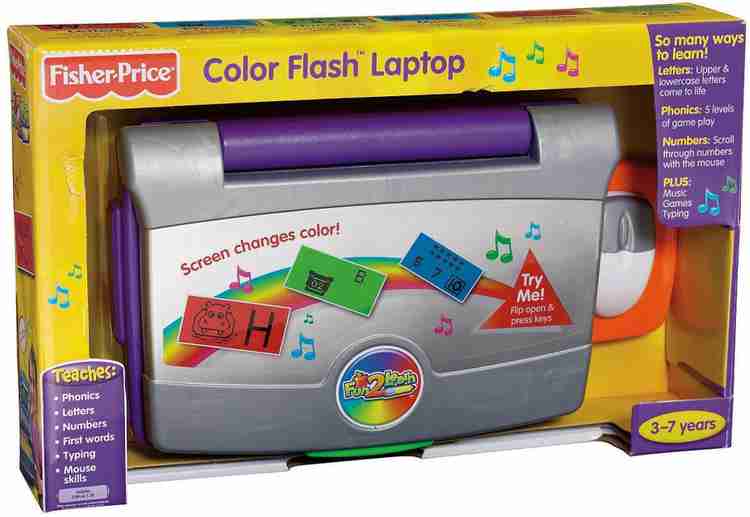 FISHER PRICE Fun 2 Learn Color Flash Laptop Price in India Buy FISHER PRICE Fun 2 Learn Color Flash Laptop online at Flipkart