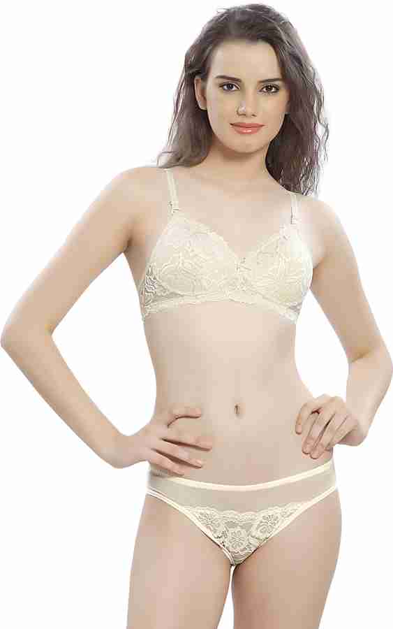 Lovelady Lingerie Set - Buy Cream Lovelady Lingerie Set Online at 