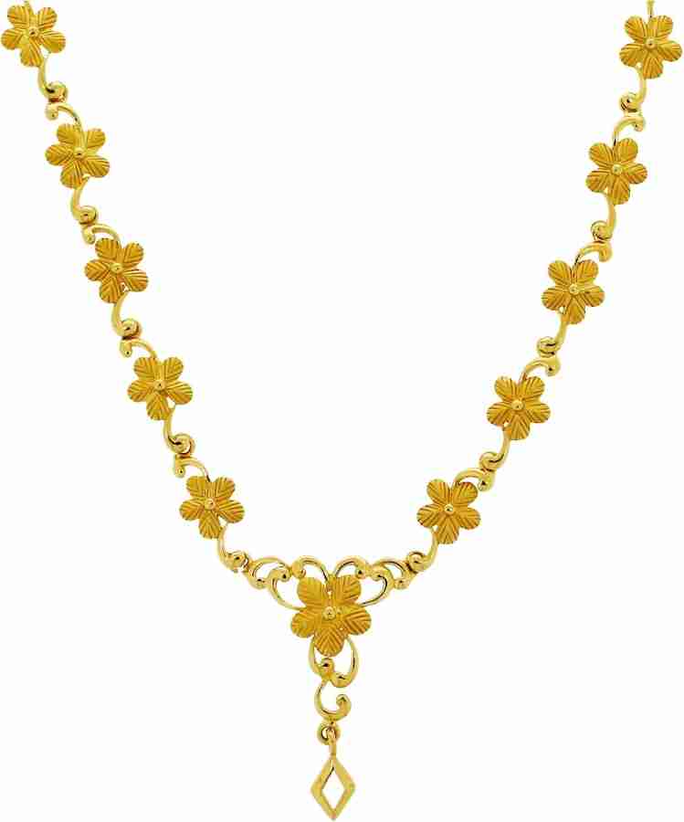 Kalyan jewellers necklace set with price sale
