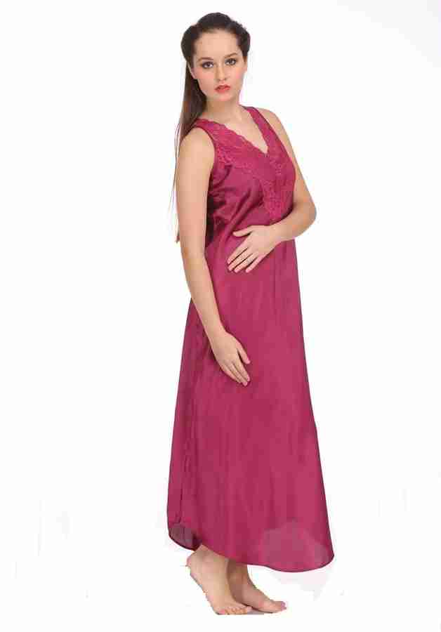 SHE N SHE Women Nighty with Robe Buy PINK SHE N SHE Women Nighty