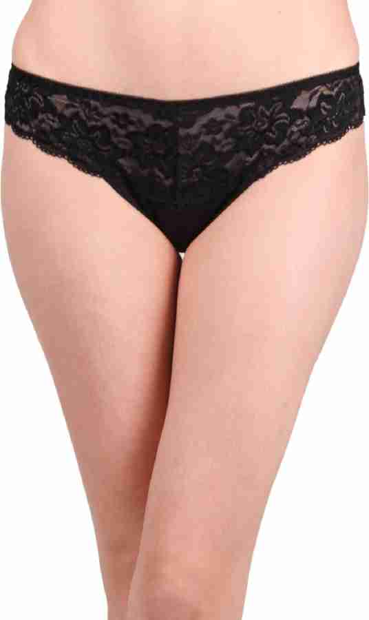 MESH PANTY Women Bikini Black Panty - Buy MESH BLACK MESH PANTY Women  Bikini Black Panty Online at Best Prices in India