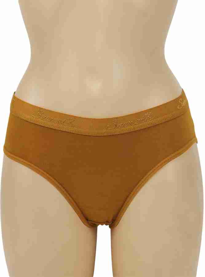 Bench Women's Hipster Panty 2-IN-1 Pack, Large, Khaki & Brown: Buy Online  at Best Price in UAE 