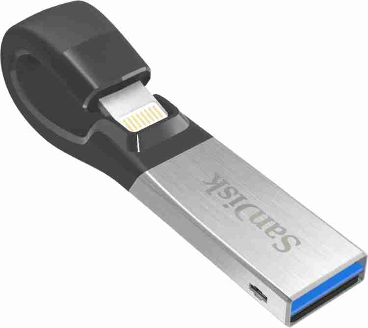 SanDisk iXPAND FLASH DRIVE FOR IPHONE, IPAD and computers 128 GB Pen Drive  - SanDisk 