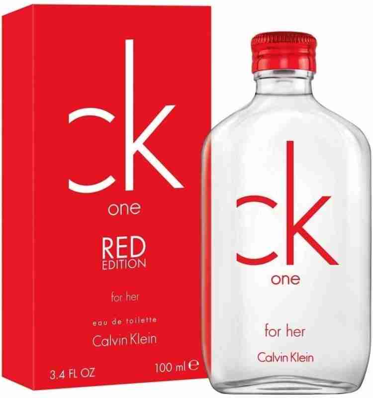 Buy Calvin Klein One Red for women Eau de Toilette - 100 ml Online