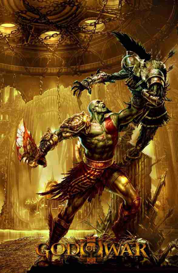 God of War 3 (A) 12 x 18 inch - Da Vinci Fine Art Print - Gaming