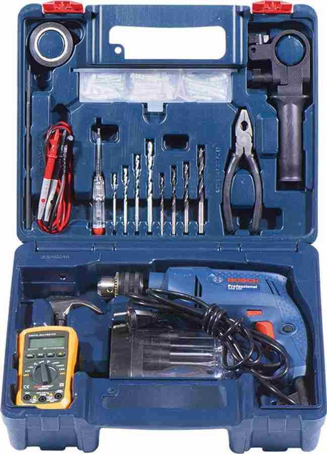 BOSCH GSB 550 Electrician Power Hand Tool Kit Price in India Buy BOSCH GSB 550 Electrician Power Hand Tool Kit online at Flipkart