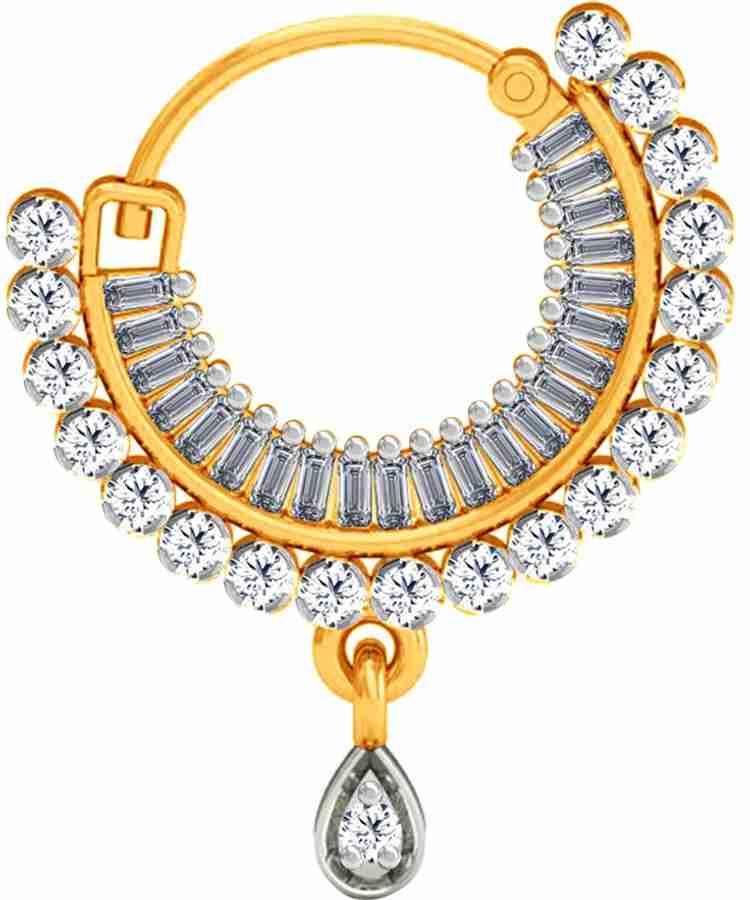 jack n jewel Bridal Diamond 18kt Diamond Yellow Gold Nath Price in India Buy jack n jewel Bridal Diamond 18kt Diamond Yellow Gold Nath online at Flipkart