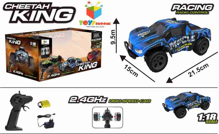 Toys Bhoomi CHEETAH KING 2.4GHz 1 18 EXTREME POWER High Speed RC